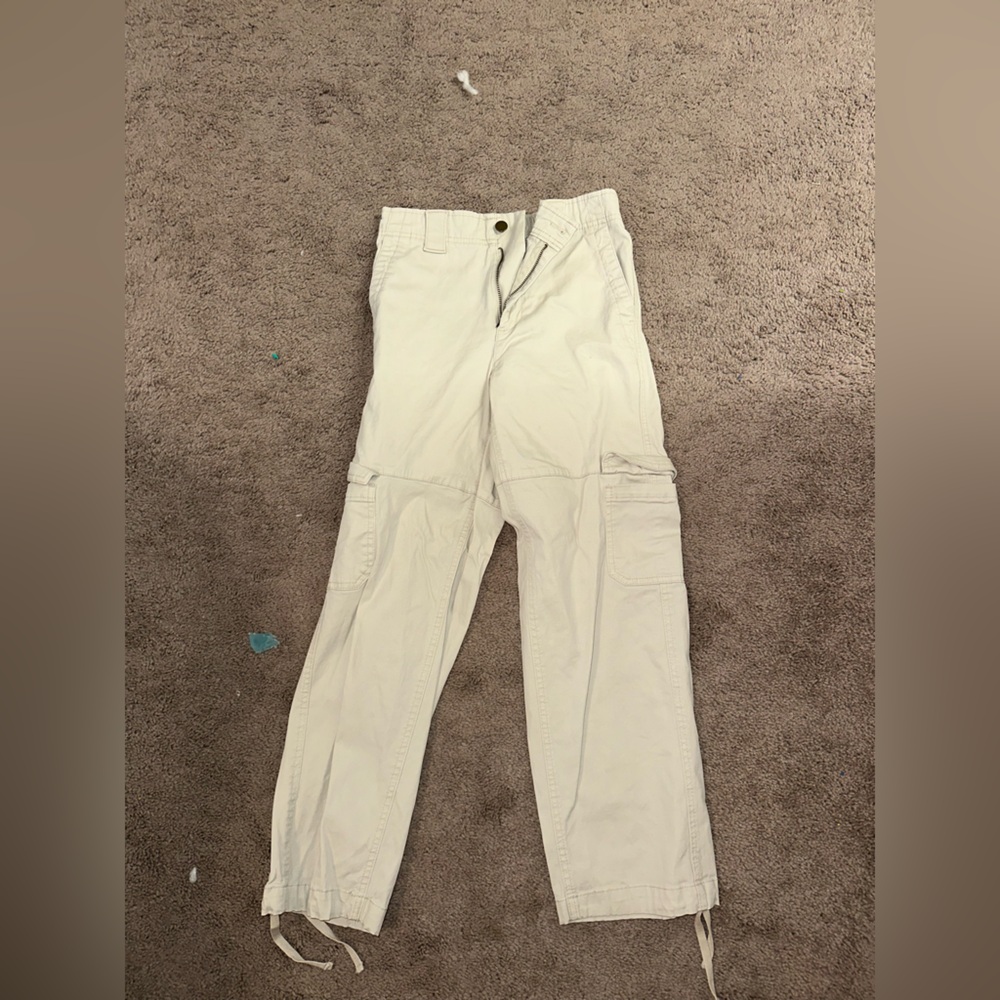 Old Navy white cargos
